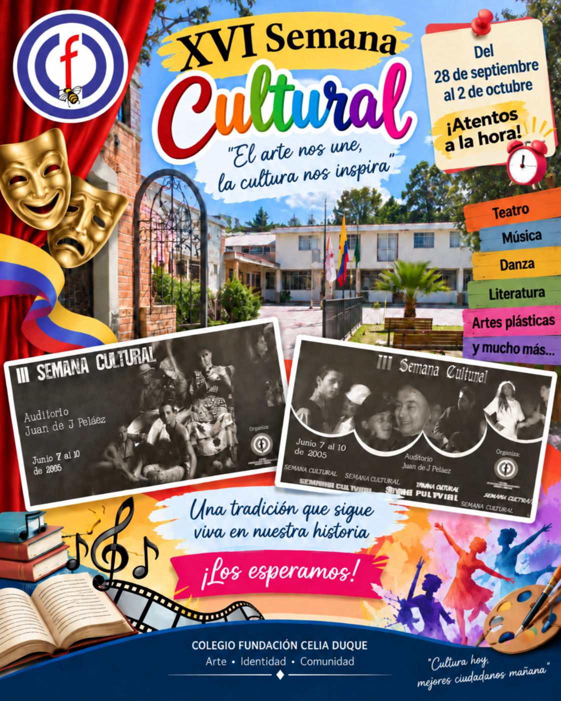 ¡Vivamos juntos la XVI Semana Cultural!